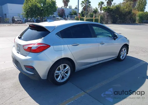 2017 Chevrolet Cruze Lt Auto из США, поврежденный, VIN 3G1BE6SM2HS598246